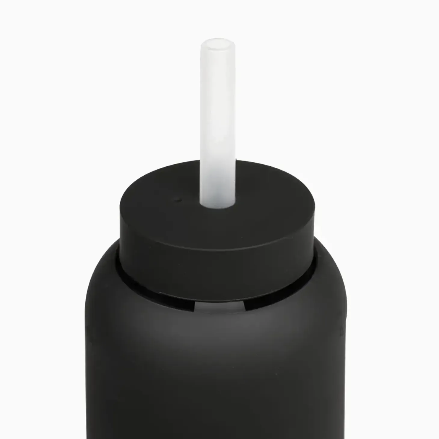 Silikonowa nasadka z rurką do butelek Bink - BLACK