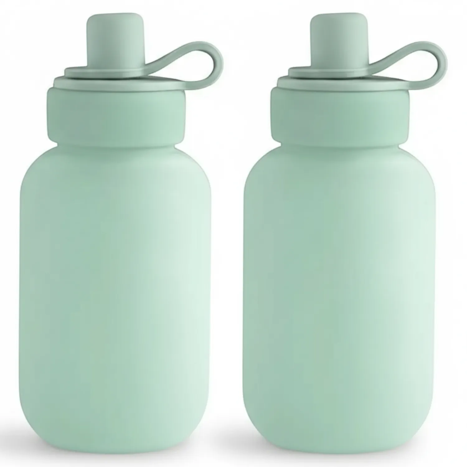 Lunchboxy|Przechowywanie Jedzenia | Mushie Silikonowe saszetki na mus 2pak - Cambirdge Blue