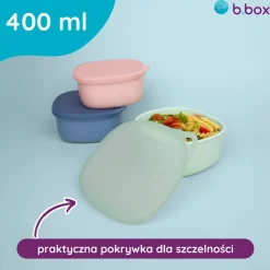 Lunchboxy|Przechowywanie Jedzenia | b.box Silikonowy pojemnik z pokrywką do lunchboxa - Forest