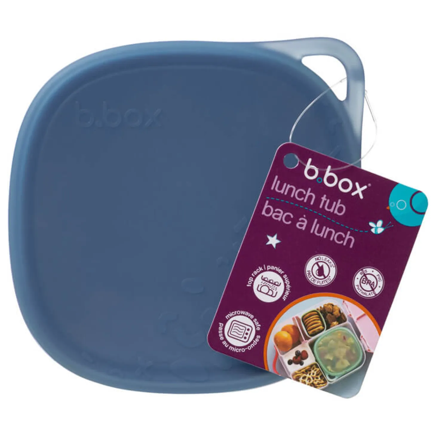 Silikonowy pojemnik z pokrywką do lunchboxa - Ocean