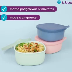 Silikonowy pojemnik z pokrywką do lunchboxa - Ocean