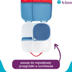 Silikonowy pojemnik z pokrywką do lunchboxa - Ocean