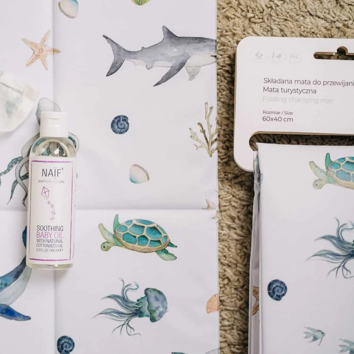 Przewijaki Podróżne|Przewijaki Podróżne | Layette Składana mata do przewijania OCEAN