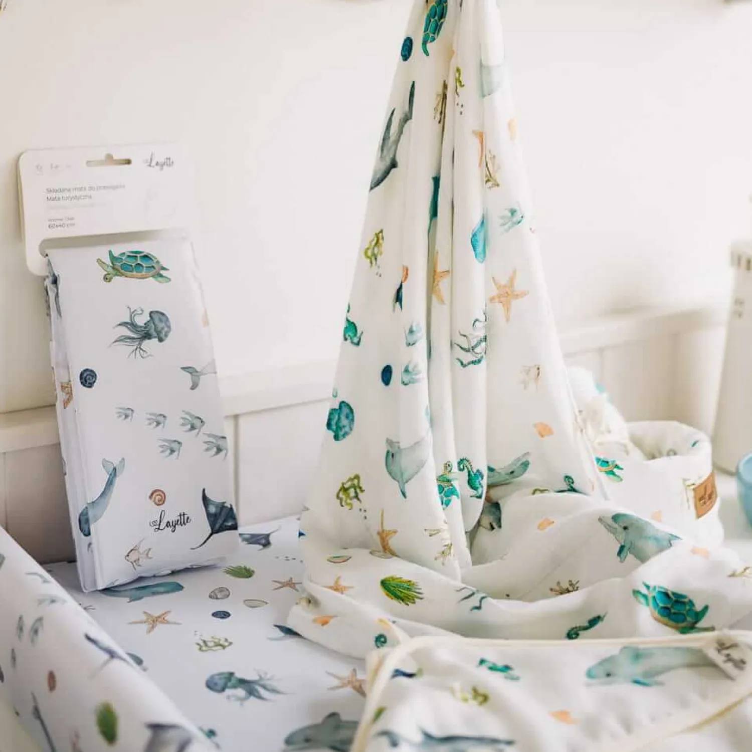 Przewijaki Podróżne|Przewijaki Podróżne | Layette Składana mata do przewijania OCEAN