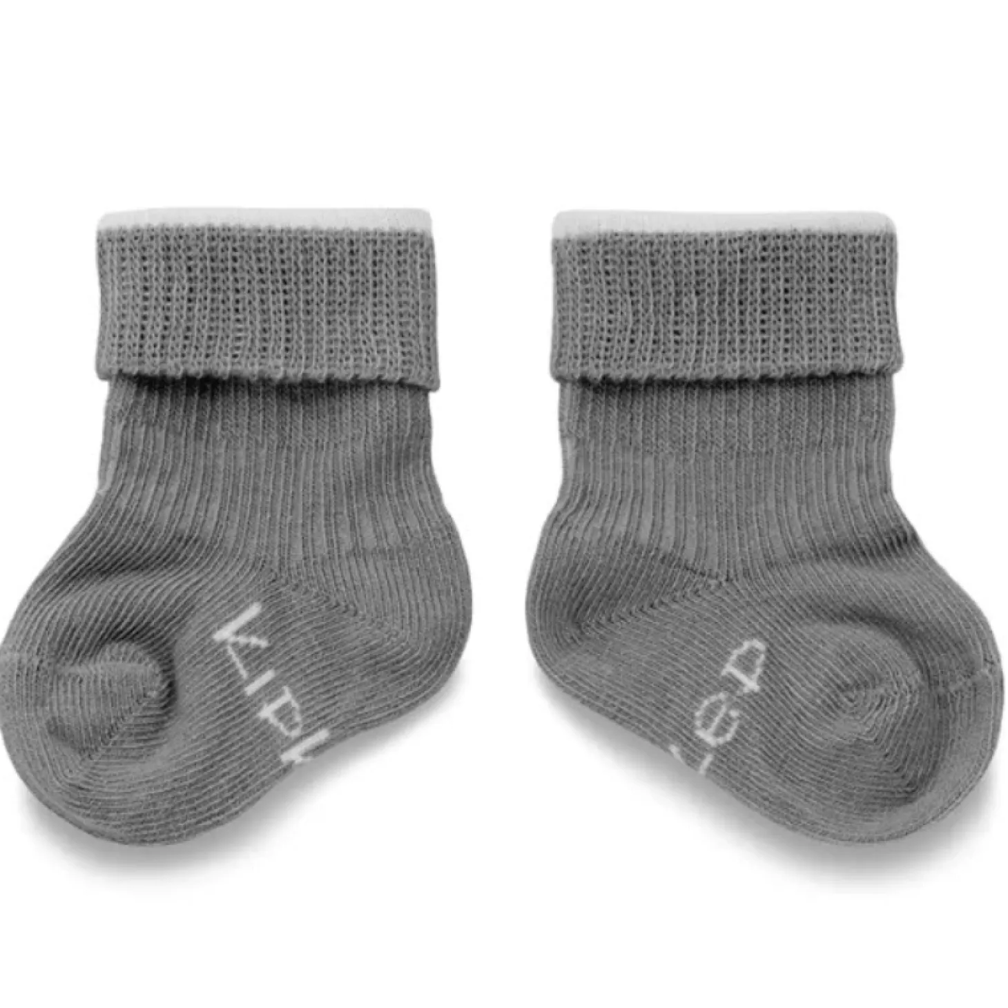 Skarpetki dla noworodków i wcześniaków Stay-on-Socks Newborn, Pebble Grey