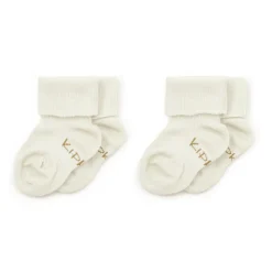 Małe Stópki | KipKep Skarpetki niemowlęce Stay-on-Socks, Off White