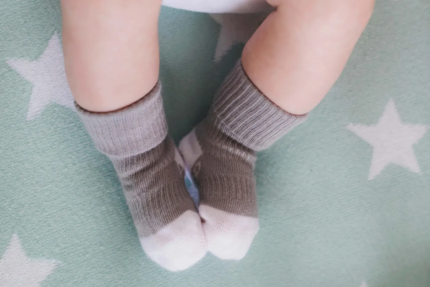 Skarpetki niemowlęce Stay-on-Socks, Grey