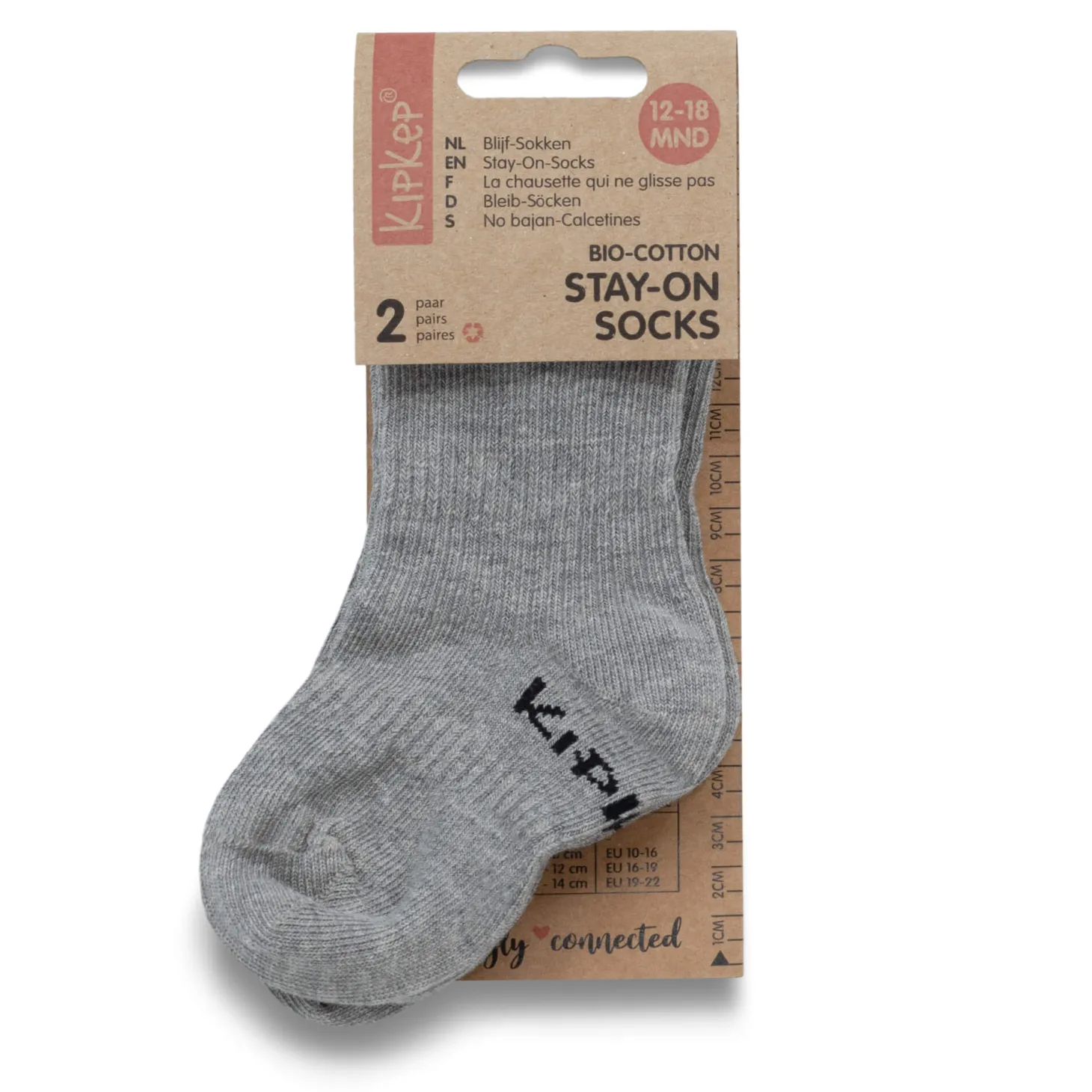 Skarpetki niemowlęce Stay-on-Socks, Grey