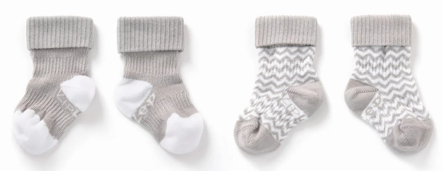 Skarpetki niemowlęce Stay-on-Socks, Grey