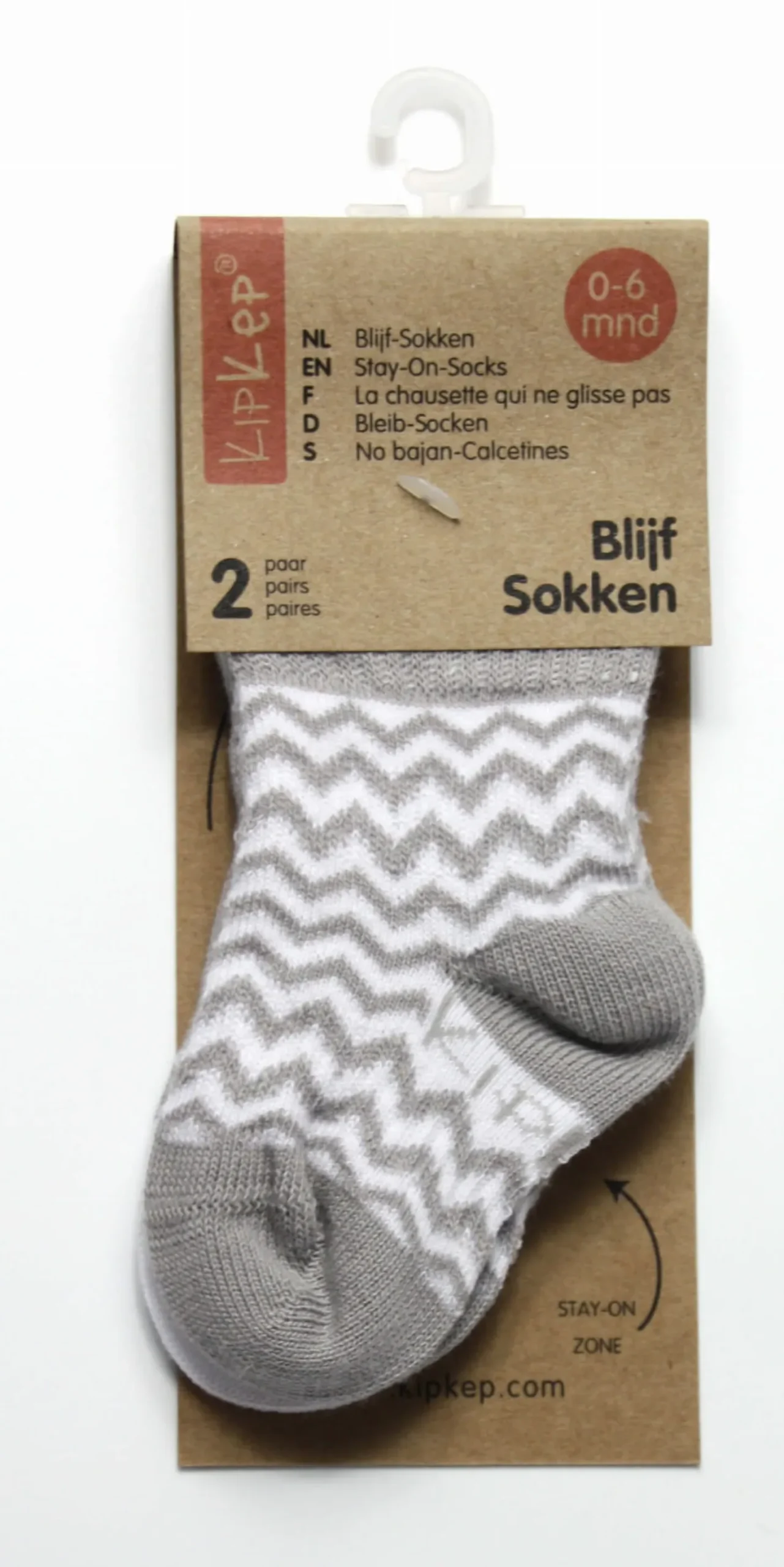 Skarpetki niemowlęce Stay-on-Socks, Grey
