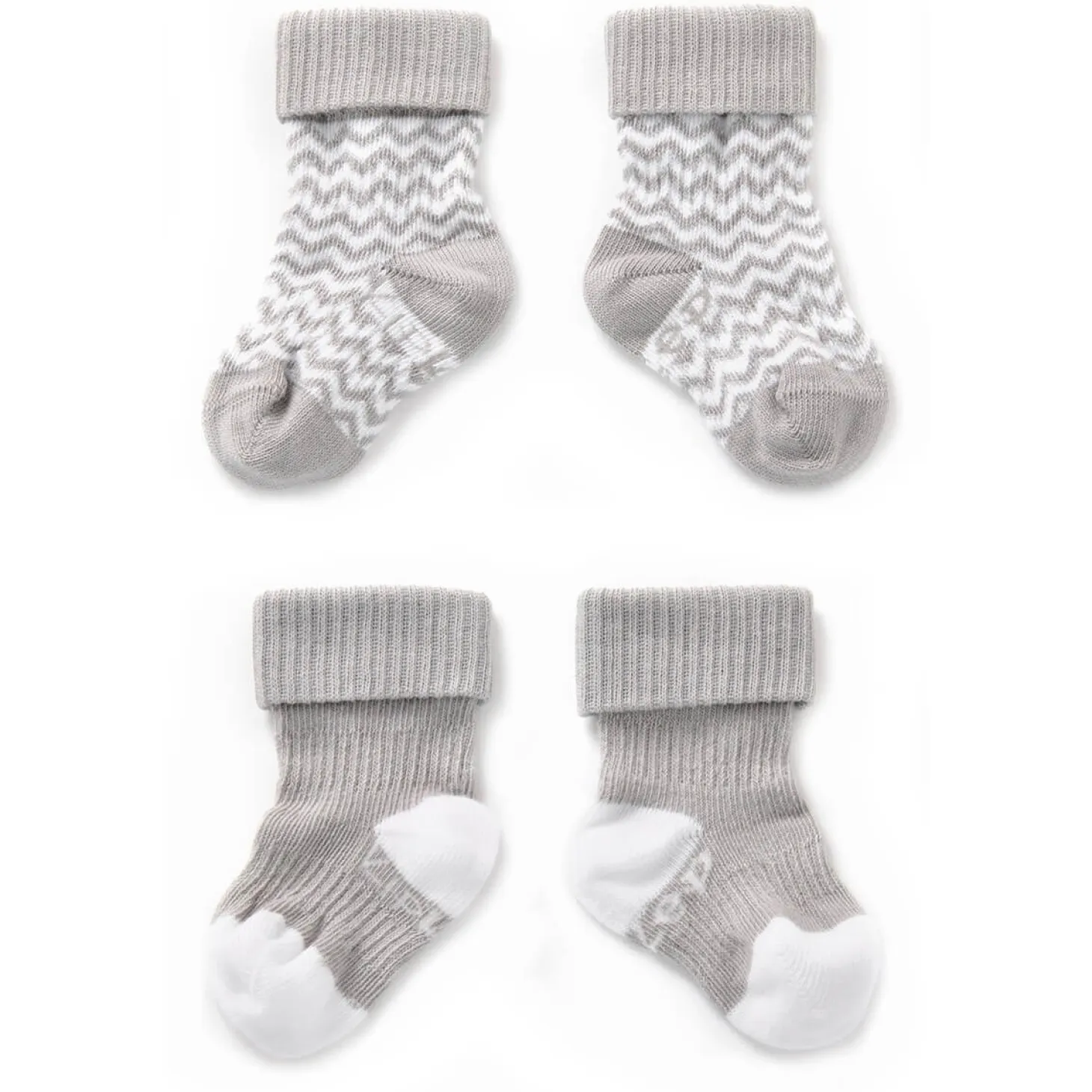 Skarpetki niemowlęce Stay-on-Socks, Grey