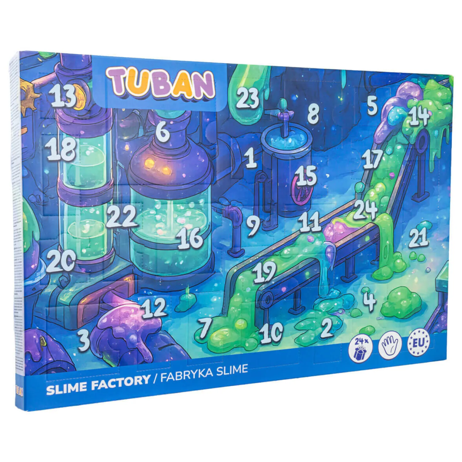 8 Lat+|6 Lat+ | Tuban Slime Factory - sensoryczny kalendarz