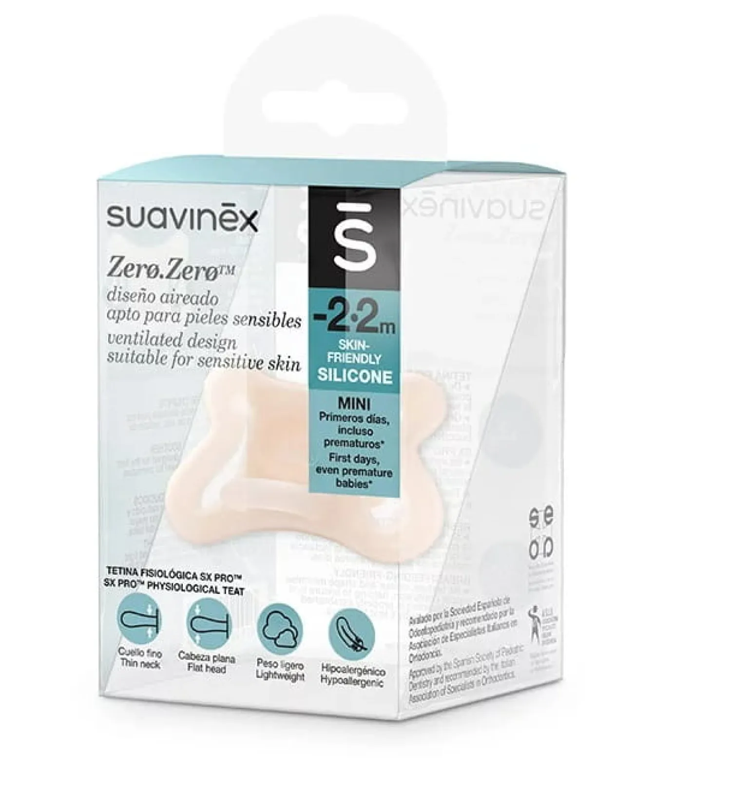 Smoczki | Suavinex Smoczek fizjologiczny SX Pro Zero -2-2m