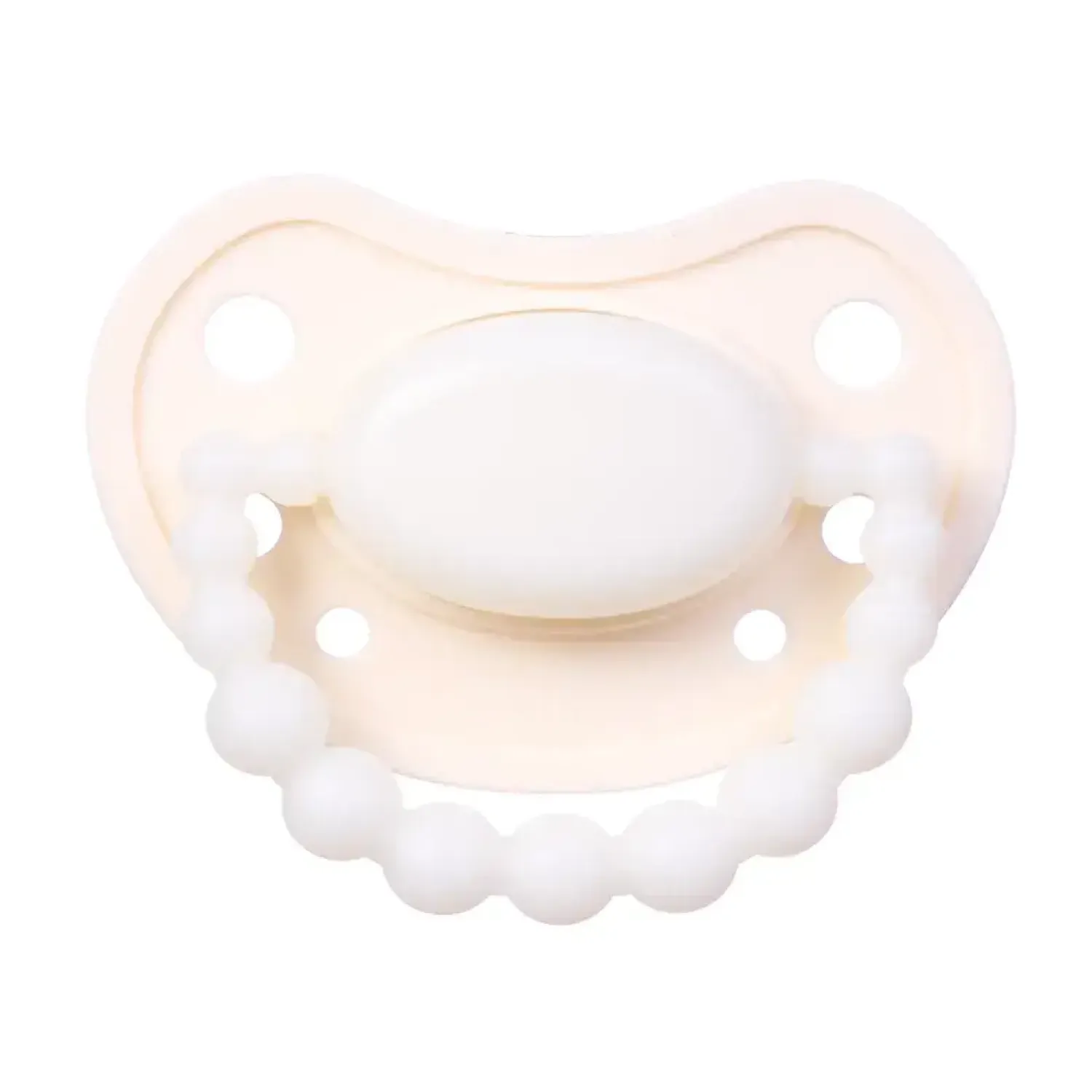 Smoczki|Smoczki | LUU kids Smoczek pozycjonujący - American Cream Glow