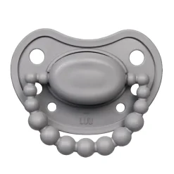 Smoczki|Smoczki | LUU kids Smoczek pozycjonujący - Lovely Grey