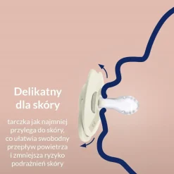 Smoczki|Smoczki | LOVI Smoczek silikonowy dynamiczny Prime, 2szt. - Nude, Blush