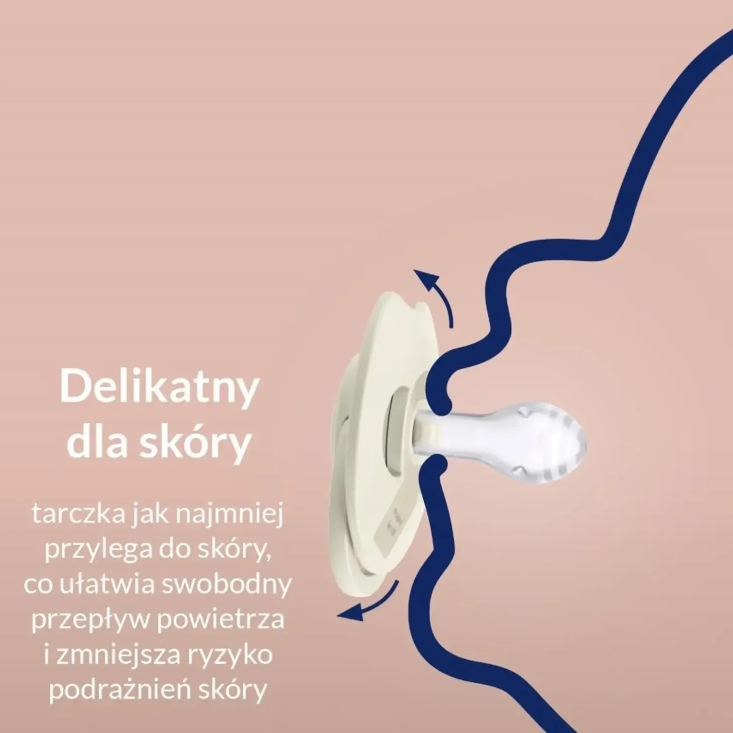 Smoczek silikonowy dynamiczny LOVI Prime, 2szt. - Coconut, Ivory