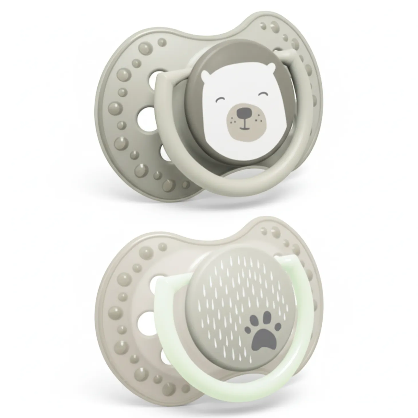 Smoczki Buddy Bear 2szt.