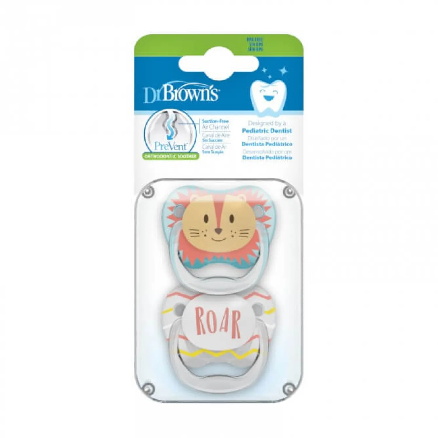 Smoczki|Smoczki | Dr Brown's Smoczki Prevent motyl, kolekcja "zwierzęta", 2-pack, niebieski