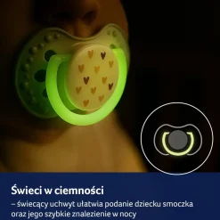 Smoczki Teddy Love 2szt.