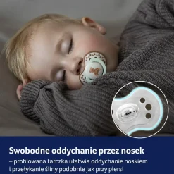 Smoczki Teddy Love 2szt.
