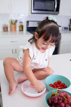 SNACK SPINNER pojemnik na przekąski, Coral Pink