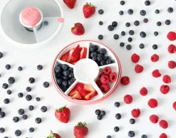 SNACK SPINNER pojemnik na przekąski, Coral Pink