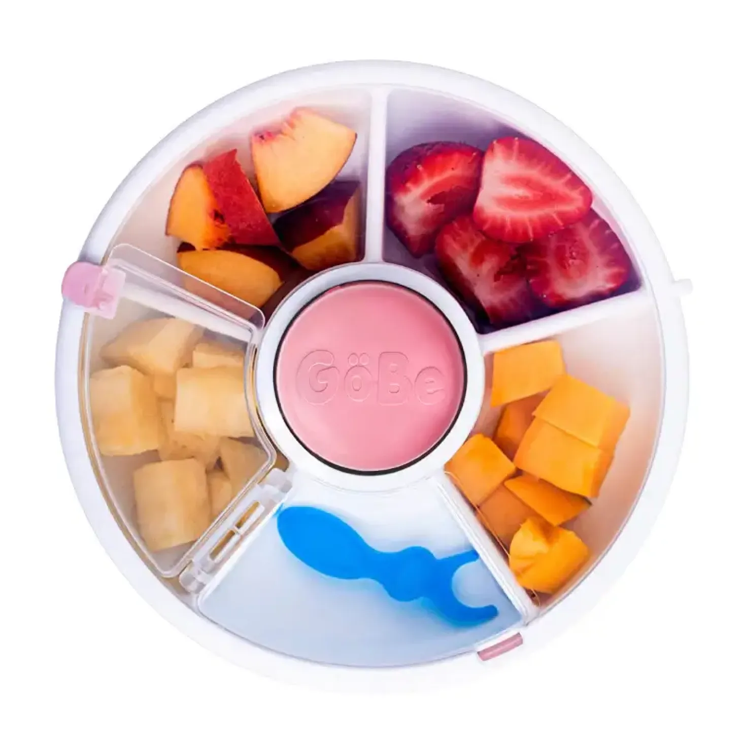SNACK SPINNER pojemnik na przekąski, Coral Pink