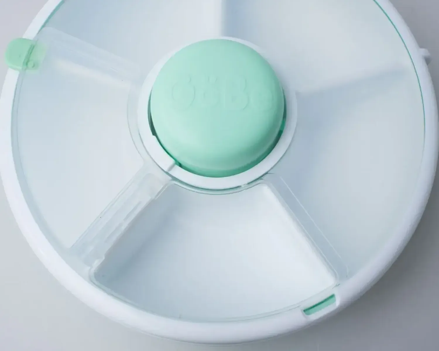 Lunchboxy|Przechowywanie Jedzenia | GOBE SNACK SPINNER pojemnik na przekąski, Mint Green