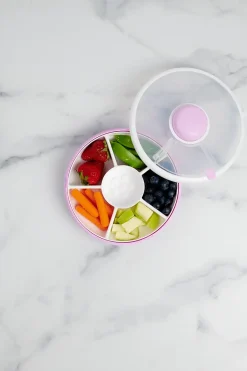 Lunchboxy|Przechowywanie Jedzenia | GOBE SNACK SPINNER pojemnik na przekąski, Taro Purple