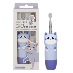 Pielęgnacja Zębów | InnoGIO Soniczna szczoteczka dla dzieci GIOcat Violet