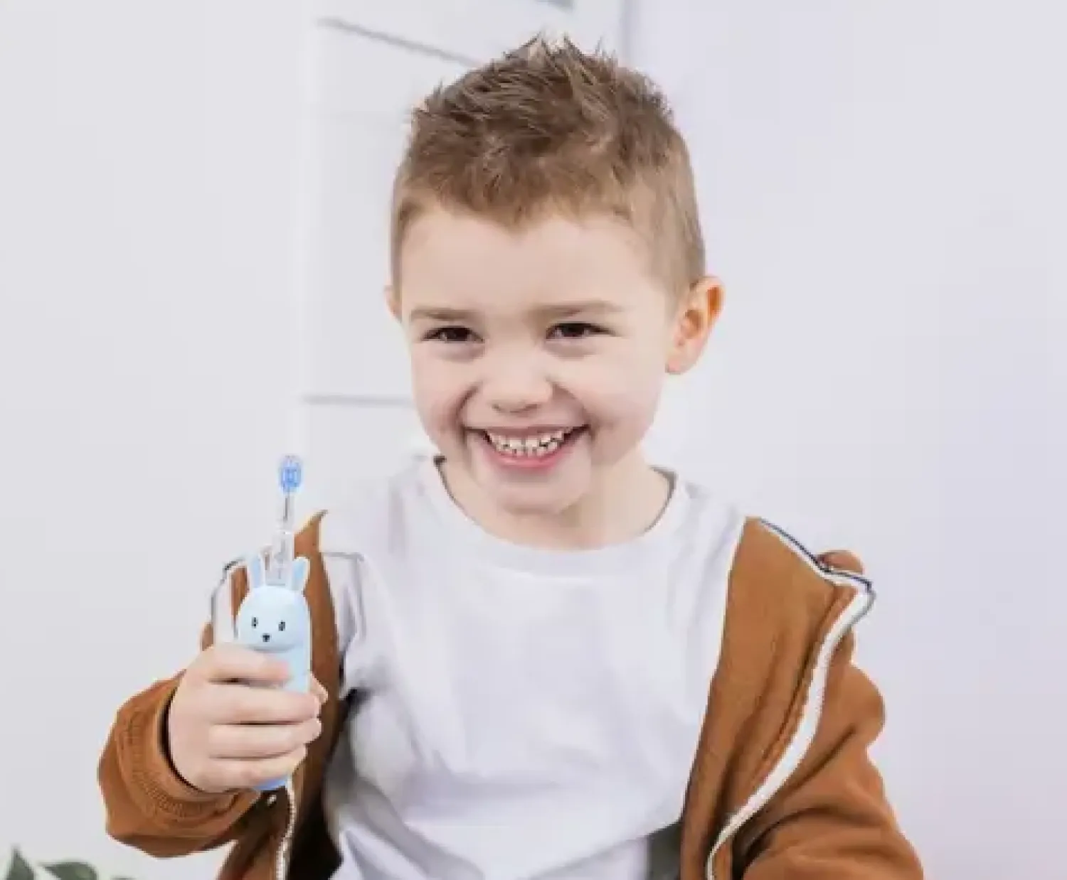 Pielęgnacja Zębów | InnoGIO Soniczna Szczoteczka do zębów dla dzieci GIOrabbit niebieska