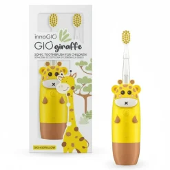 Soniczna Szczoteczka do zębów dla dzieci GIOgiraffe żółta