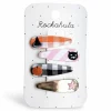 Akcesoria Do Włosów | Rockahula Kids 4 spinki do włosów Halloween Embroidered