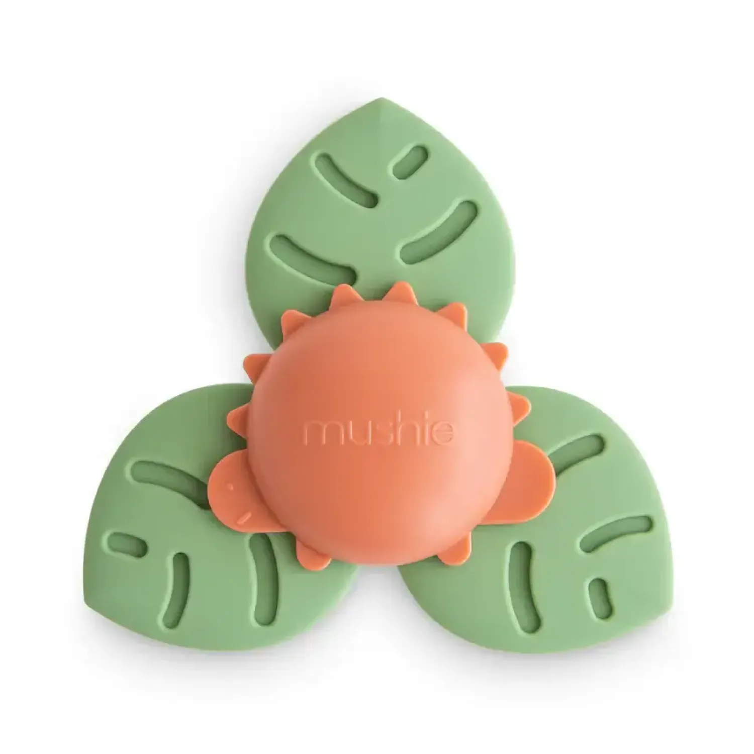 Idealne W Podróży|12M+ | Mushie Spinner sensoryczny z przyssawką - Dino