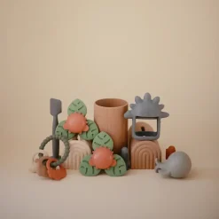 Idealne W Podróży|12M+ | Mushie Spinner sensoryczny z przyssawką - Dino