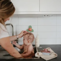 Idealne W Podróży|12M+ | Mushie Spinner sensoryczny z przyssawką - Dino