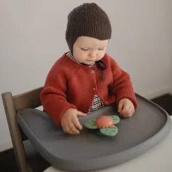 Idealne W Podróży|12M+ | Mushie Spinner sensoryczny z przyssawką - Dino