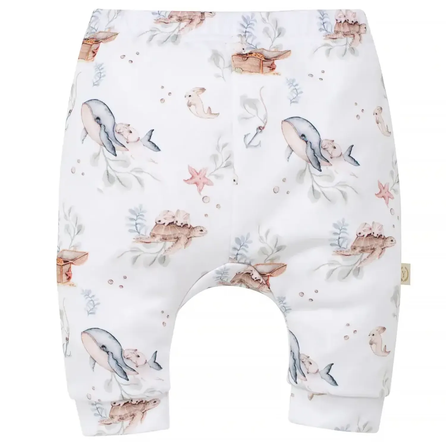 Spodenki|Ubranka Dziecięce | YOSOY Spodnie niemowlęce organic cotton - MAGIC OCEAN