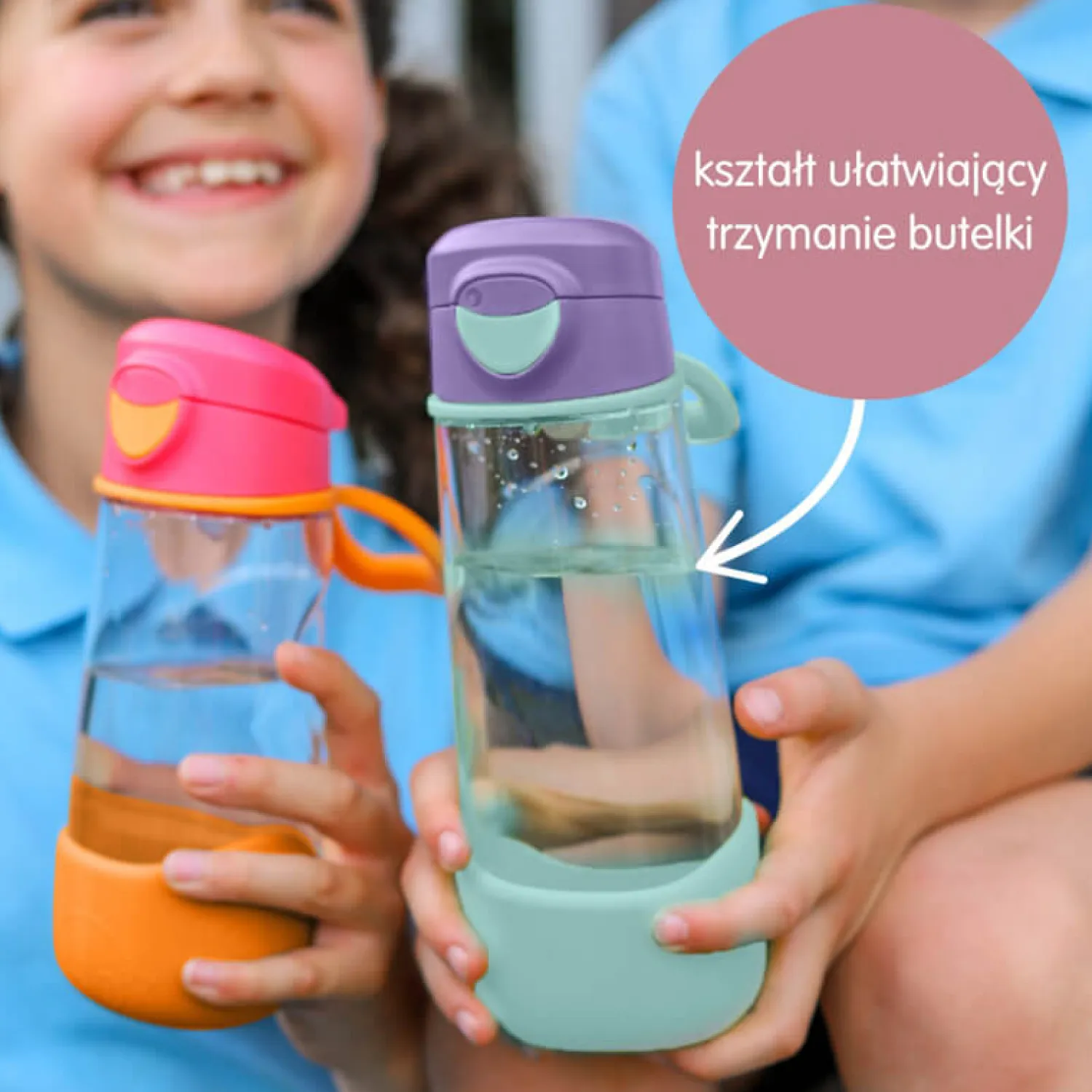 Bidony I Butelki|Bidony I Butelki | b.box Sportowa butelka tritanowa - Lemon Twist
