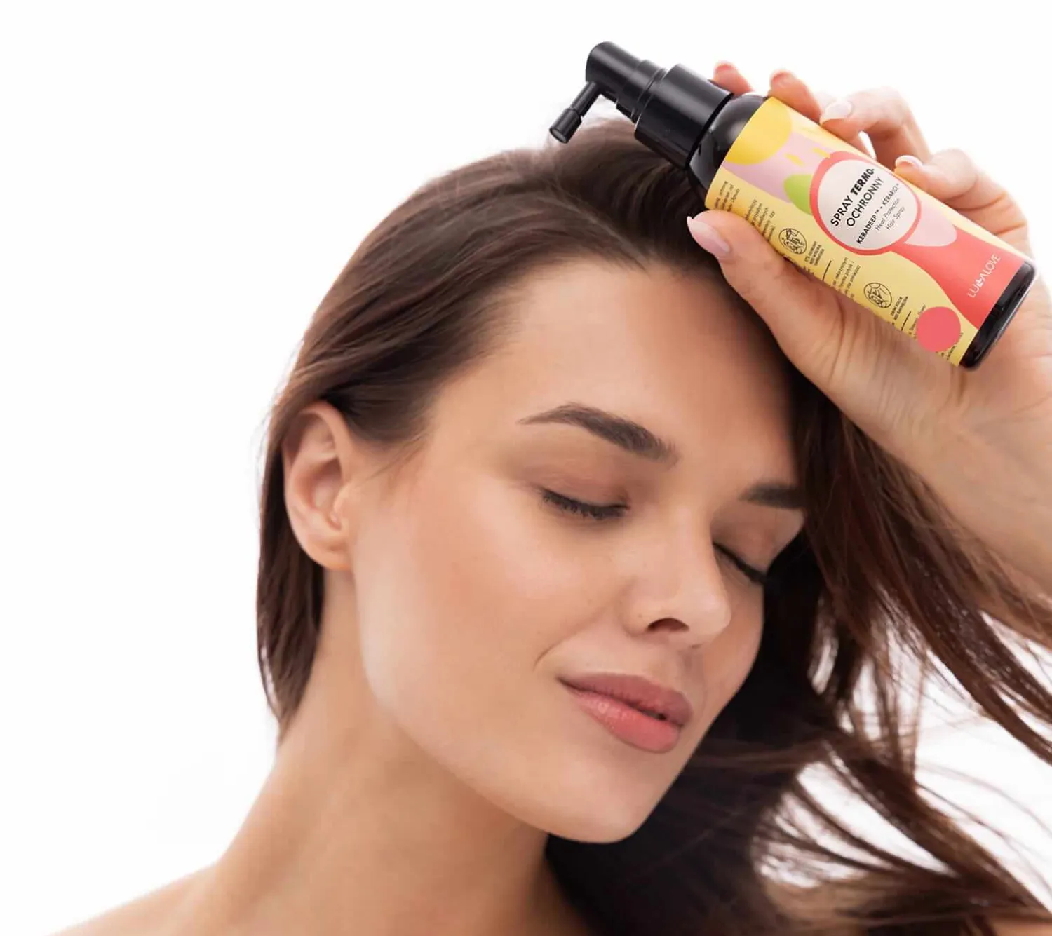 Naturalne Kosmetyki Dla Mam | Lullalove Spray termoochronny do włosów KERADEEP™ + KERARICE™, 100 ml