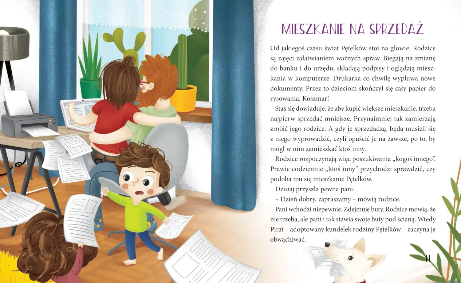5-8 Lat|2-5 Lat | Wydawnictwo Zielona Sowa Staś Pętelka. Przeprowadzka