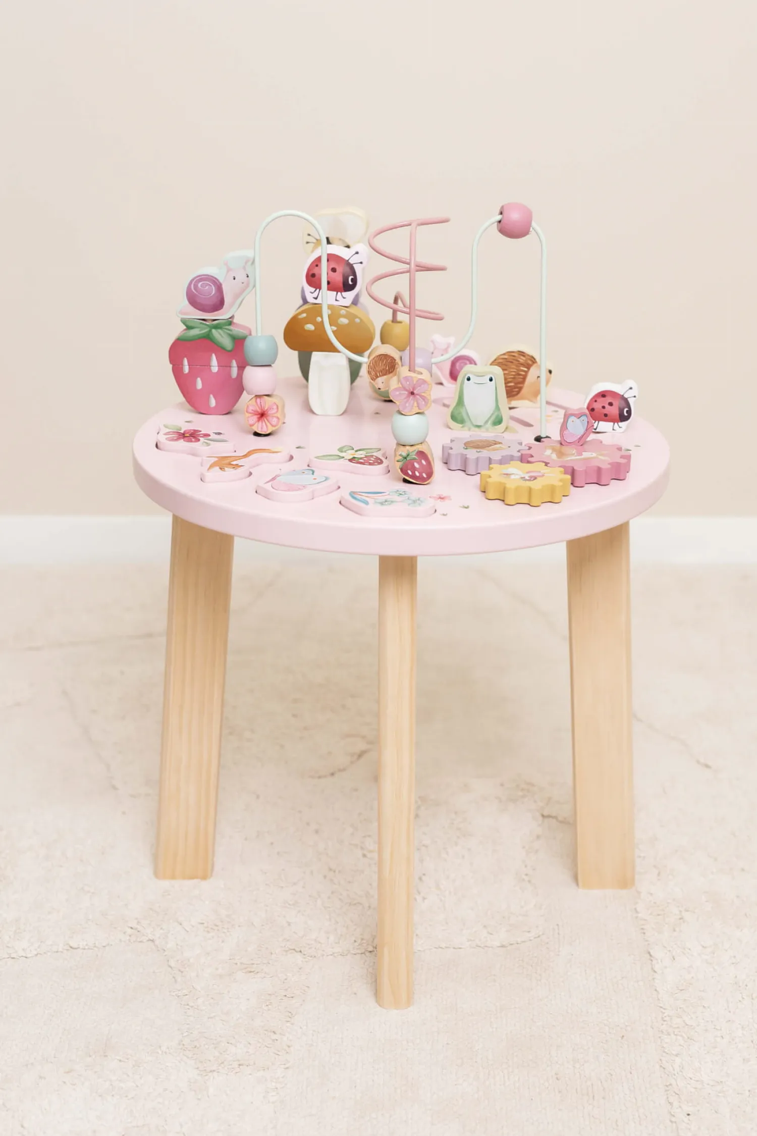 12M+|Aktywizujące | Little Dutch Stolik edukacyjny Fairy Garden FSC