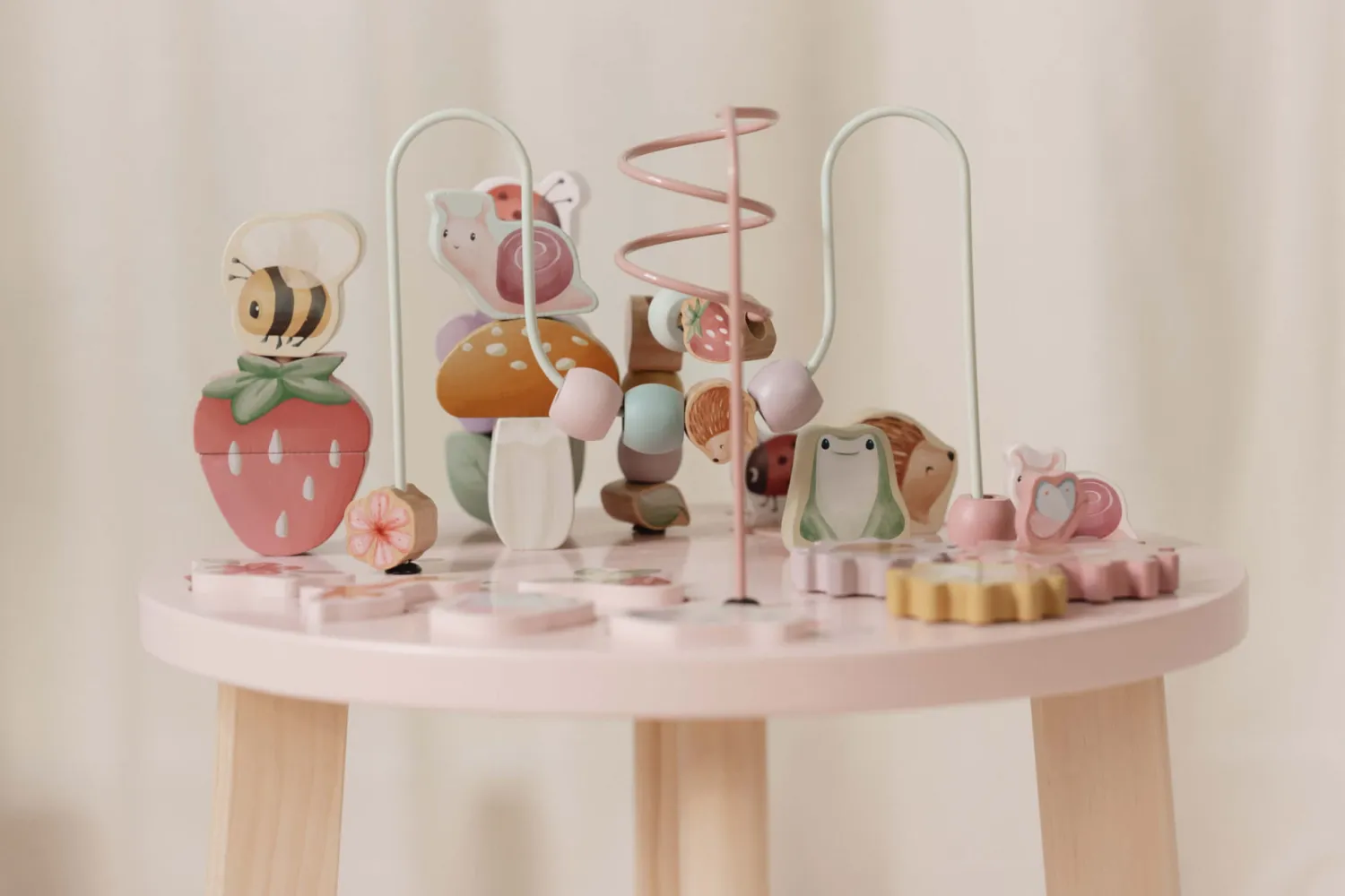 12M+|Aktywizujące | Little Dutch Stolik edukacyjny Fairy Garden FSC