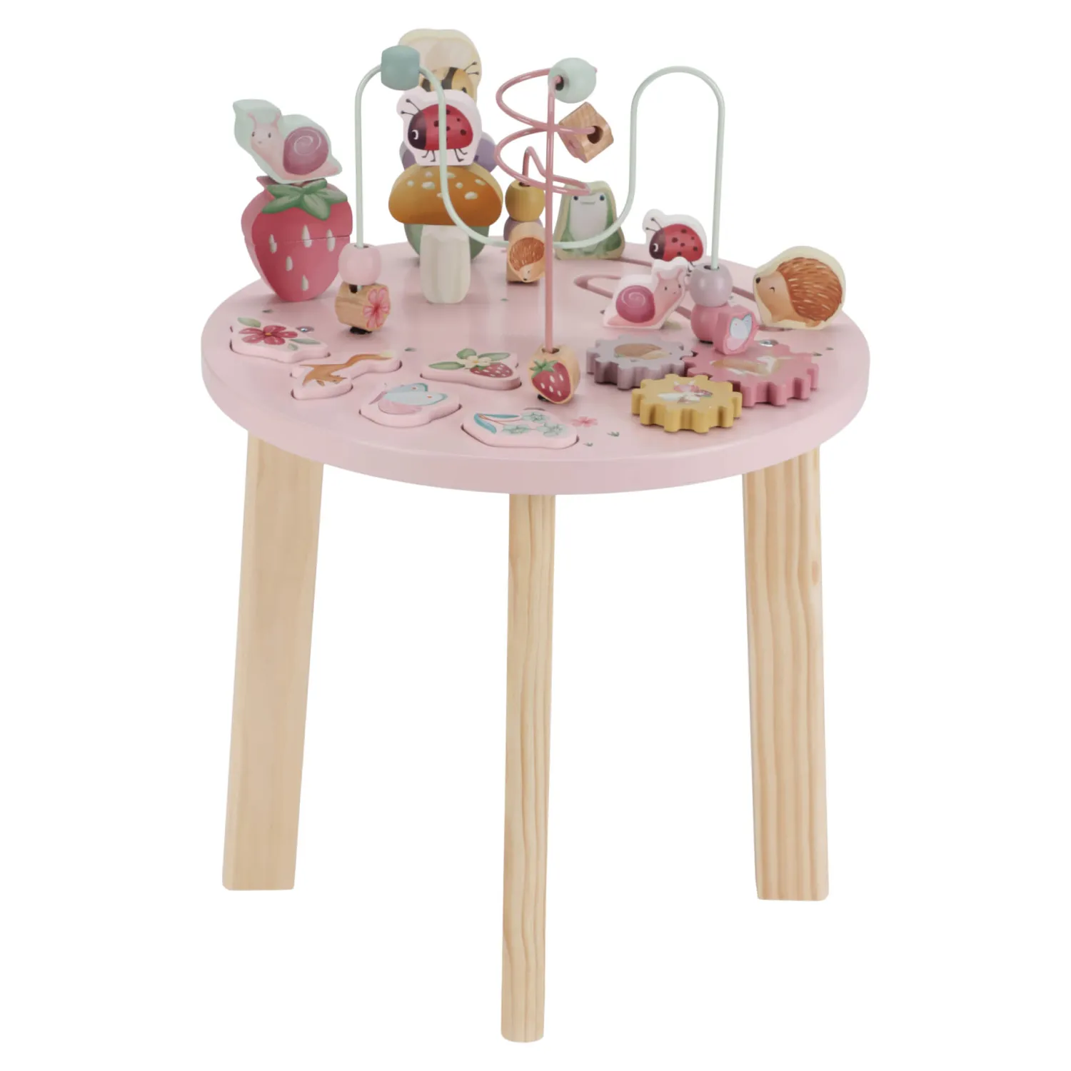 12M+|Aktywizujące | Little Dutch Stolik edukacyjny Fairy Garden FSC