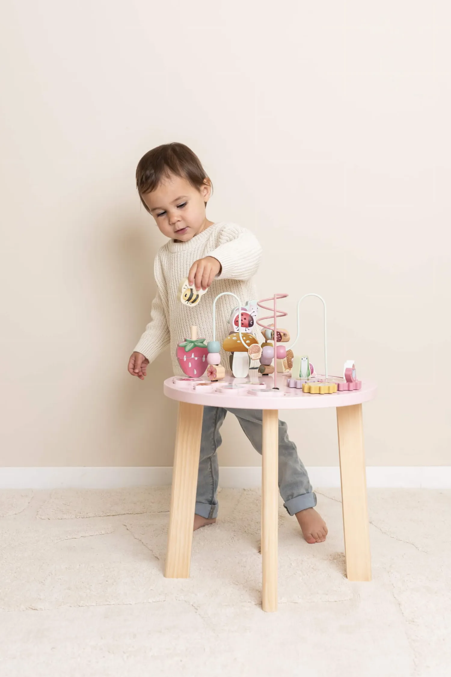 12M+|Aktywizujące | Little Dutch Stolik edukacyjny Fairy Garden FSC