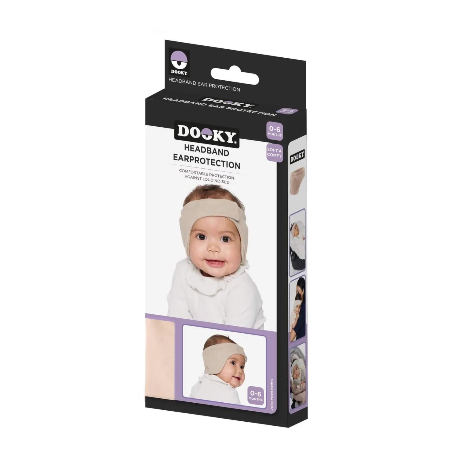Na Główkę|Zdrowie | Dooky Słuchawki ochronne opaska 0-6m - Beige