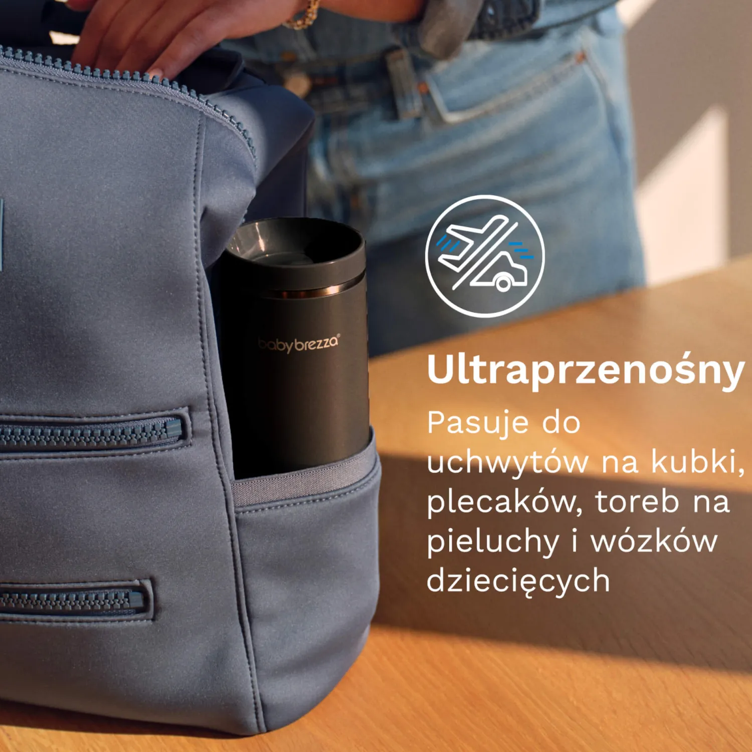 Ułatwiacze Życia|Akcesoria Do Butelek | Baby Brezza Superszybki przenośny podgrzewacz BRZ0179