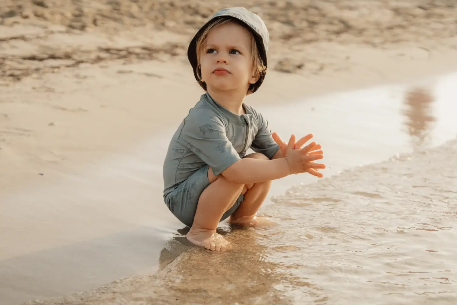 Stroje Kąpielowe|Stroje Kąpielowe | Little Dutch Swimsuit chłopięcy Turtle Island Olive