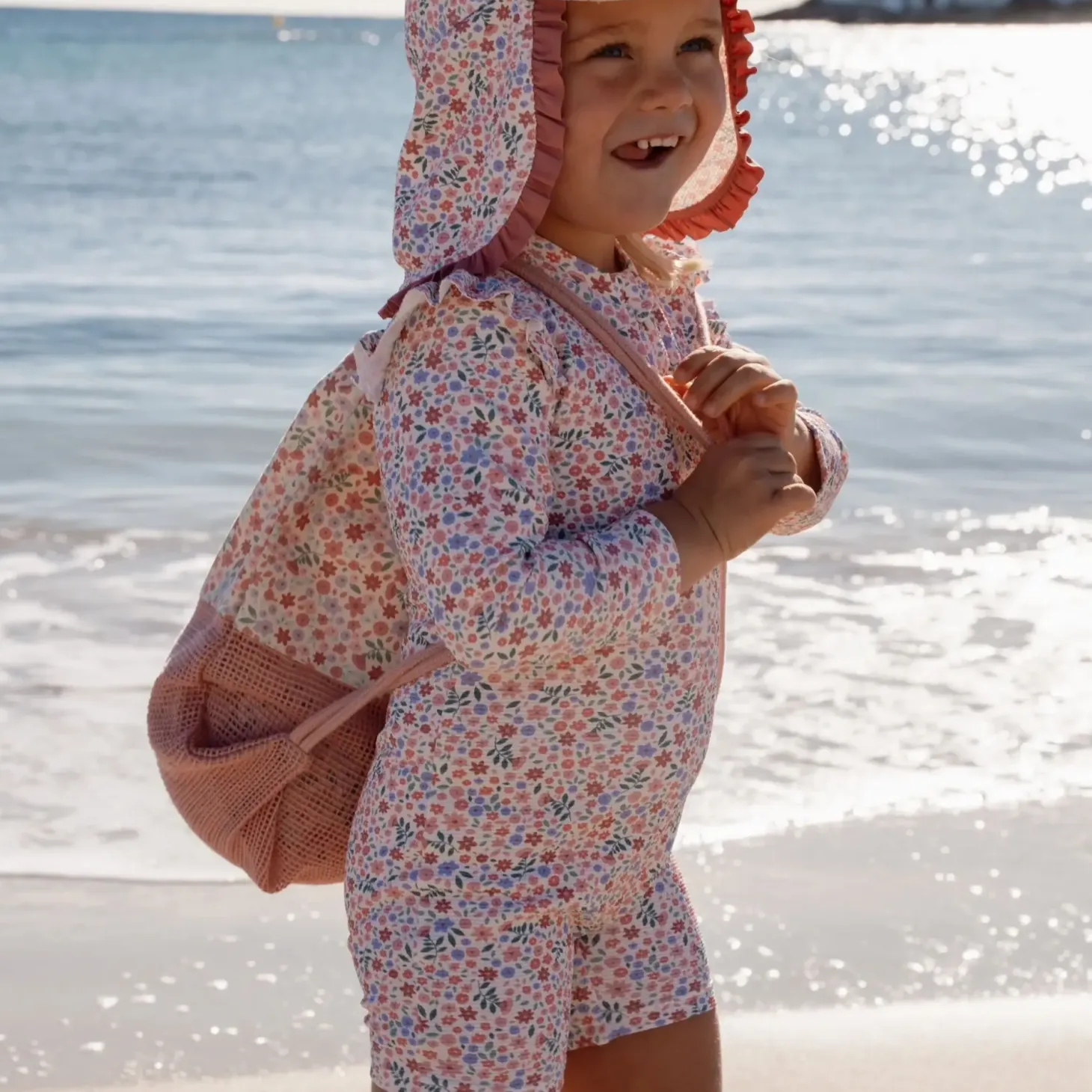 Swimsuit z długim rękawem Dreamy Flowerfield UPF40+